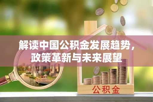 贡寮解读中国公积金发展趋势，政策革新与未来展望