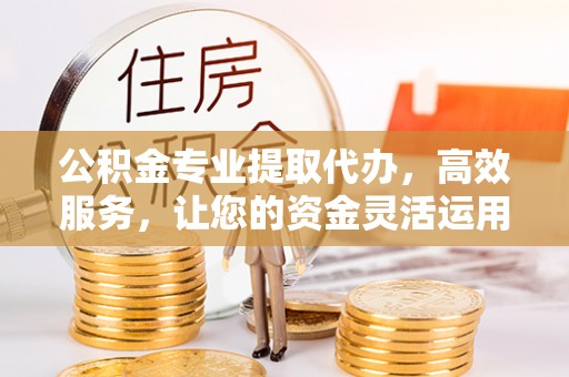 贡寮公积金专业提取代办，高效服务，让您的资金灵活运用