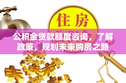 贡寮公积金贷款额度咨询，了解政策，规划未来购房之路