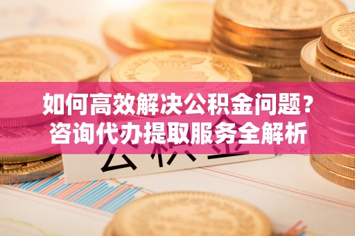 贡寮如何高效解决公积金问题？咨询代办提取服务全解析